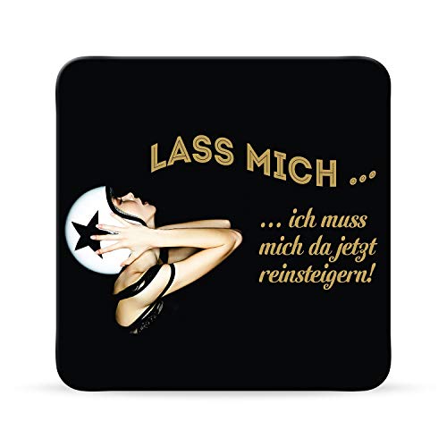 Black Chili Sheepworld, 44654 - Untersetzer Nr. D8, Lass Mich ich muss Mich da jetzt Reinsteigern!, Kork, 9,5cm x 9,5cm Black Chili Sheepworld, 44654 - Untersetzer Nr. D8, Lass Mich ich muss Mich da jetzt Reinsteigern!, Kork, 9,5cm x 9,5cm von Black Chili
