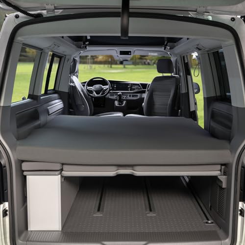 Black Forest Fox Spannbettlaken VW Faltbett T7 California Beach Oeko-TEX® Grau von Black Forest Fox