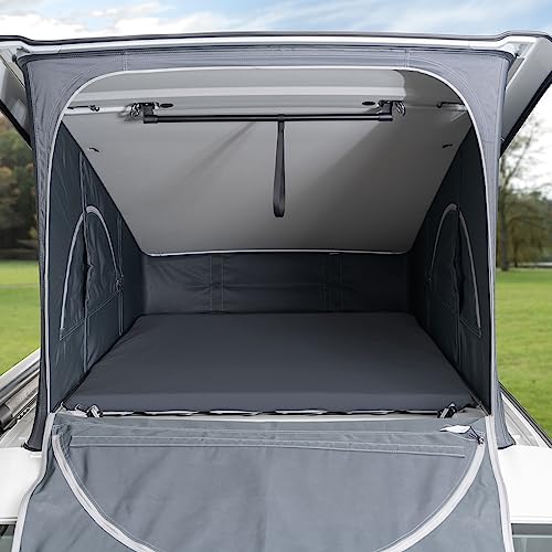 Black Forest Fox Spannbettlaken VW T7 California Aufstelldach/Pop Up Roof Lycra Oeko-TEX® Grau von Black Forest Fox