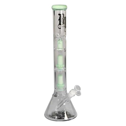 Black Leaf Beaker Bong Hellgrün 18,8/14,5mm H:46,5cm D:140mm WS:5mm 2x UFO Perkolator Ice Kickloch Black Leaf Beaker Bong Hellgrün 18,8/14,5mm H:46,5cm D:140mm WS:5mm 2x UFO Perkolator Ice Kickloch von Black Leaf