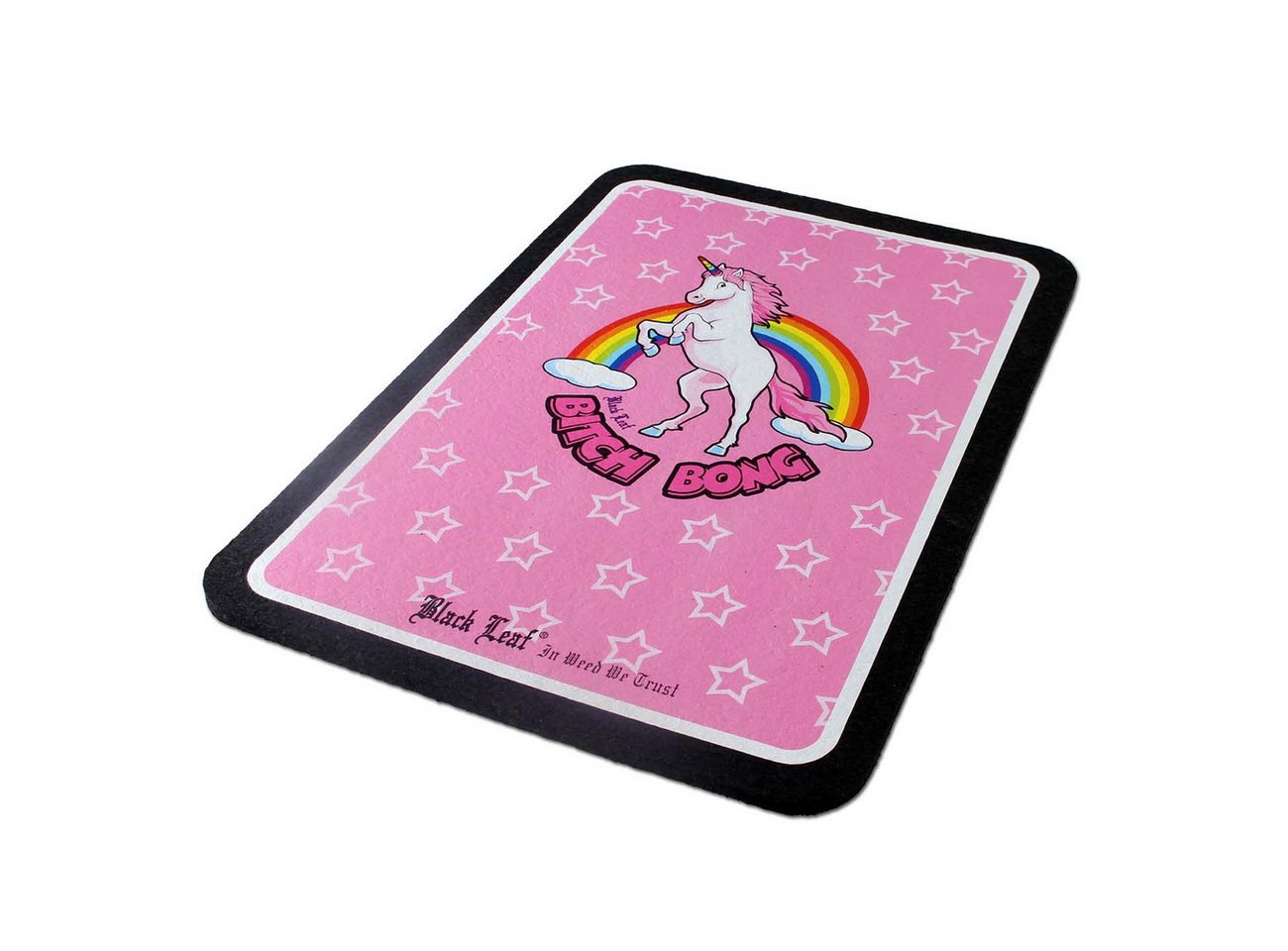 Black Leaf Glasuntersetzer Black Leaf Gummi Unterlage "Dab Mat", rutschfest, 100% recyceltes Gummi, 250x350x7mm von Black Leaf