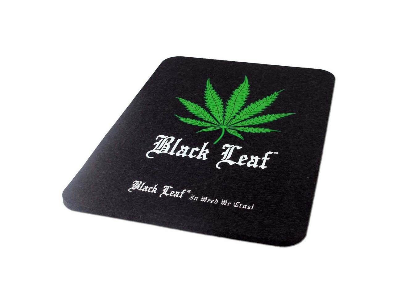 Black Leaf Glasuntersetzer Black Leaf Gummi Unterlage "Dab Mat", rutschfest, 100% recyceltes Gummi, 250x350x7mm von Black Leaf