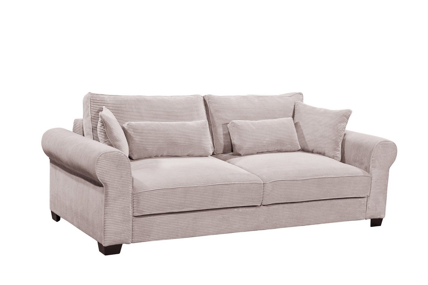 Black Red White Schlafsofa Liegefläche 198x165cm, flamingo - 250x95x125 (BxHxT) von Black Red White
