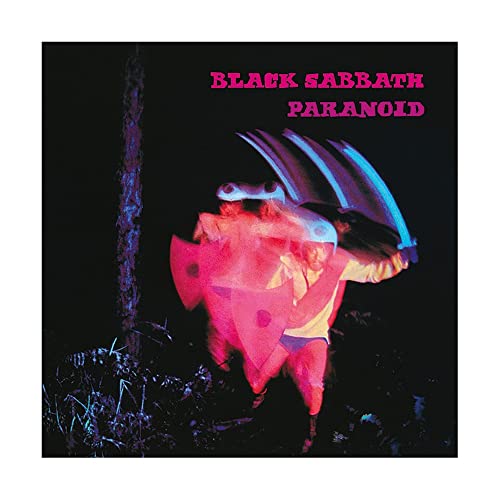 Black Sabbath Paranoid Leinwanddruck, Mehrfarbig, 40 x 40 cm von Black Sabbath