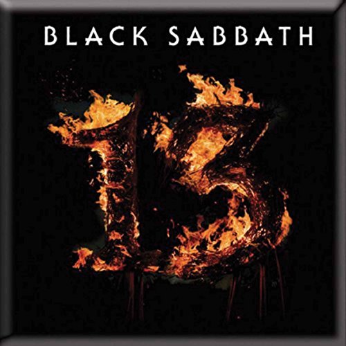Black sabbath Kühlschrankmagnet 13 album band logo Nue offiziell 76mm x 76mm One Size von Black Sabbath