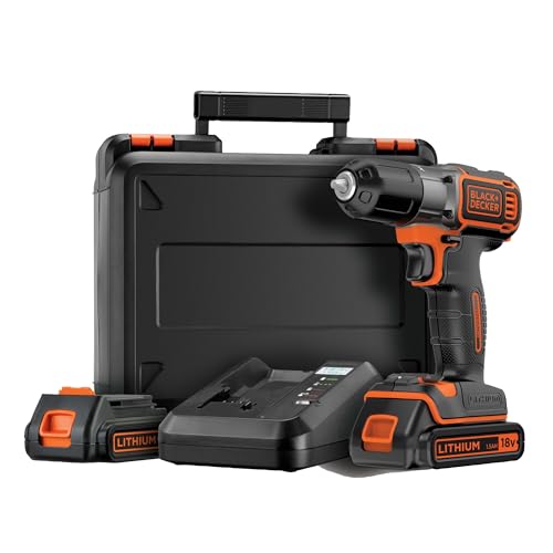 Black+Decker Autosense Akku-Bohrschrauber (Akkubohrer mit Autoselect-Technologie und LED-Arbeitslicht zum Bohren in Holz und Metall und zum Schrauben - 1 x Akkuschrauber Li-Ion 18 V + 2 Akkus) ASD18KB Black+Decker Autosense Akku-Bohrschrauber (Akkubohrer mit Autoselect-Technologie und LED-Arbeitslicht zum Bohren in Holz und Metall und zum Schrauben - 1 x Akkuschrauber Li-Ion 18 V + 2 Akkus) ASD18KB von BLACK+DECKER