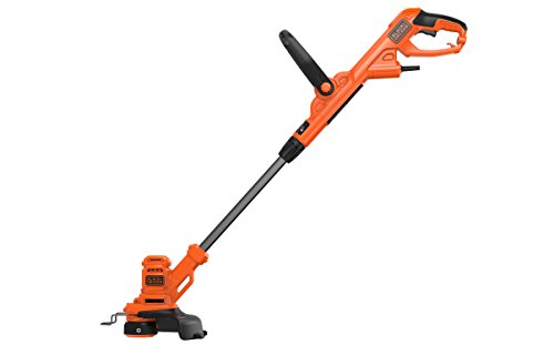 Black+Decker BESTA525 Elektro-Rasentrimmer (450W, 25cm Schnittbreite, E-Drive, AFS automatische Fadenverlängerung, werkzeuglos umstellen von Trimmen auf Kantenschneiden) von Black+Decker