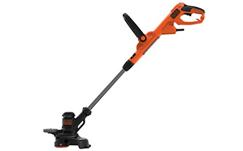 Black+Decker Elektro-Rasentrimmer (E-Drive, manuelle Fadenverlängerung auf Knopfdruck (EasyFeed), werkzeuglos umstellen von Trimmen auf Kantenschneiden), 550 W, 230 V, 30 cm BESTE630-QS Multicolor von Black+Decker