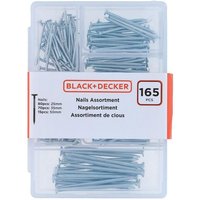 Black+Decker Nagelsortiment 165-teilig Black+Decker Nagelsortiment 165-teilig von Black & Decker