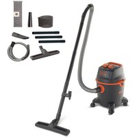 Black+Decker Nass und Trockensauger BXVC20PTE mit Steckdose für Elektrowerkzeug (1200 w, 20 liter) von Black & Decker