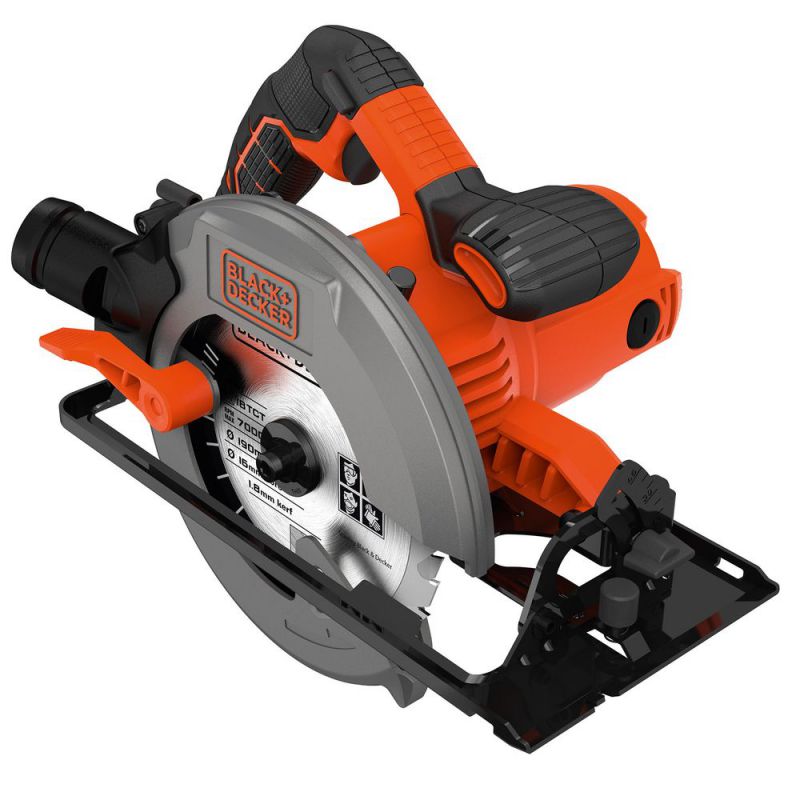 Black + Decker 1.500 Watt Handkreissäge 190 x 16mm - CS1550-QS von Black & Decker