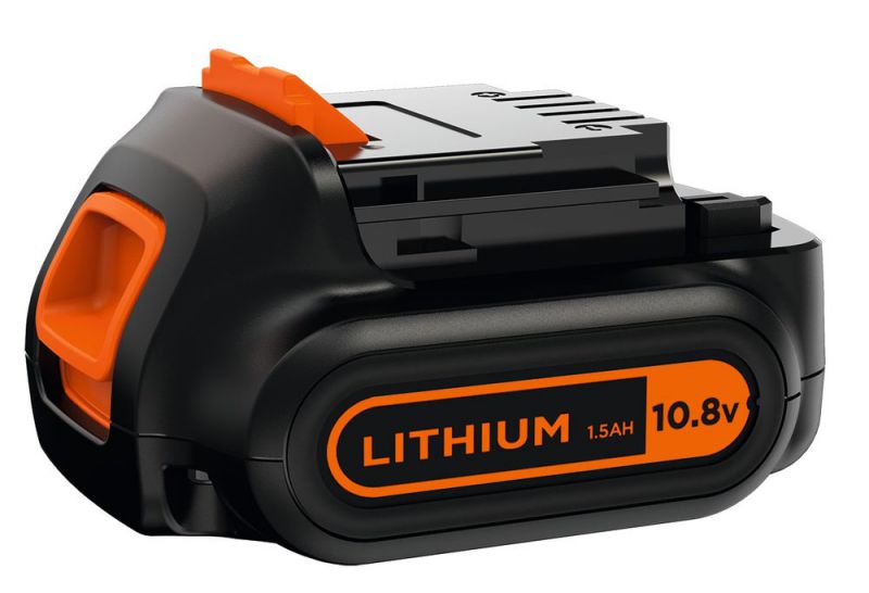 Black + Decker 10,8V Lithium-Ionen Akku-Slidepack, 1,5 Ah - BL1512-XJ von Black & Decker