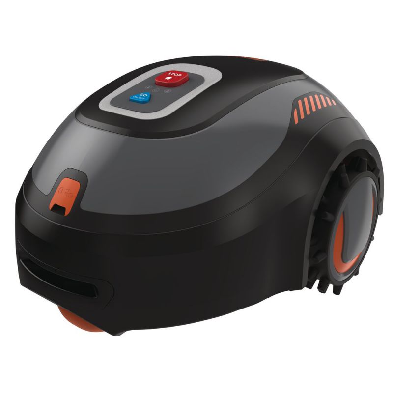 Black + Decker 12V / 4,3Ah Mähroboter für Rasenflächen bis zu 500m² - BCRMW121-QW von Black & Decker