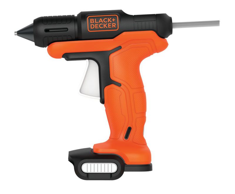 Black + Decker 12V Akku-Heißklebepistole ohne Akku und Ladegerät, Karton - BDCGG12N-XJ von Black & Decker