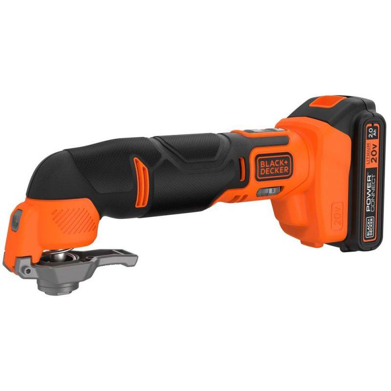 Black + Decker 18V/2,0Ah Akku-Multifunktionswerkzeug - BDCOS18D1K-QW von Black & Decker