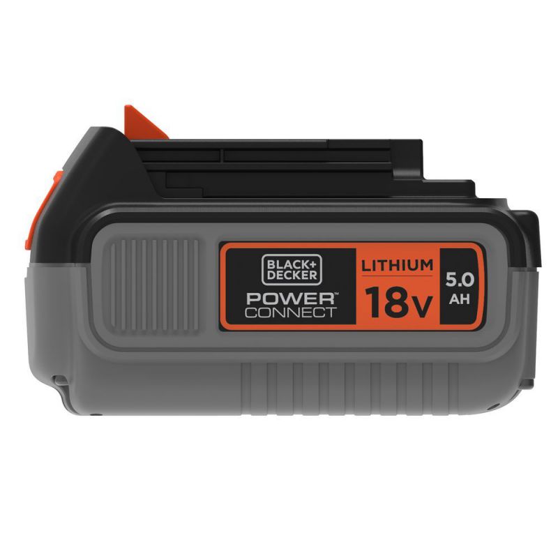 Black + Decker 18V/5,0 Ah Lithiu,-Ionen Slidepack Akku Powerconnect - BL5018-XJ von Black & Decker