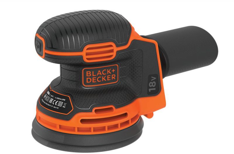 Black + Decker 18V Akku-Exzenterschleifer, Lieferumfang ohne Akku und Ladegerät - BDCROS18N-XJ von Black & Decker