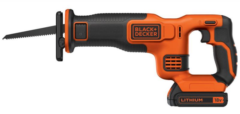 Black + Decker 18V Akku-Saebelsaege, 1,5 Ah - BDCR18-QW von Black & Decker