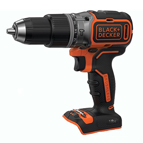 BLACK+DECKER 18 V Cordless Brushless Drill Driver Power Tool, Batery Not Included, BL188N-XJ von Black+Decker