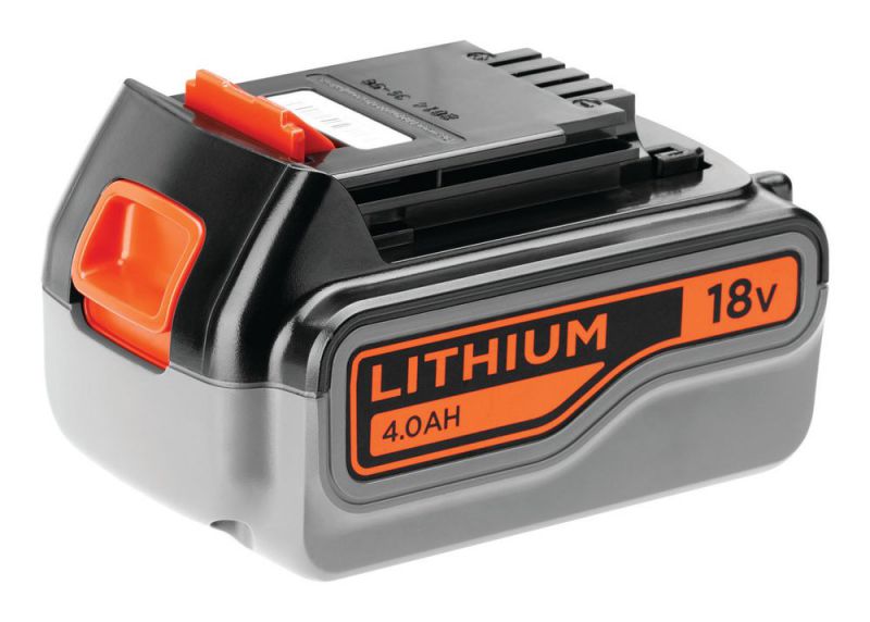 Black + Decker 18V Lithium-Ionen Slidepack-Akku, 4,0 Ah - BL4018-XJ von Black & Decker