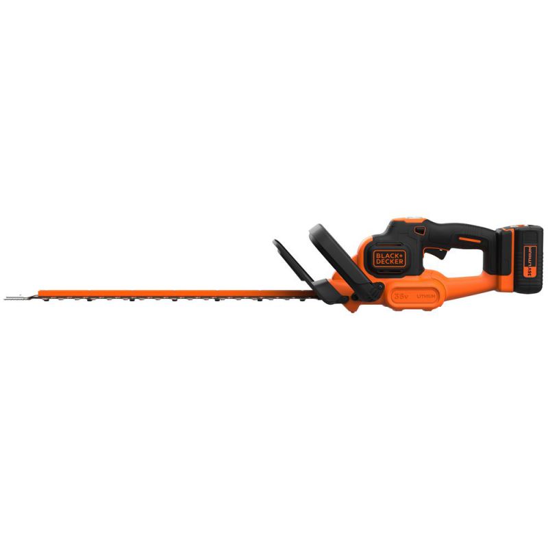 Black + Decker 36V 55cm 22mm Akku-Heckenschere, 1 x 2,5 Ah Akku, 1,35A-Ladegerät, Sägespitze - BCHTS3625L1-QW von Black & Decker