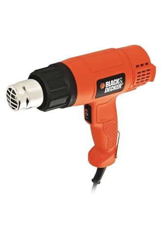 Black+Decker Heißluftgerät (1.750 W, 2 Heizstufen, Temperaturbereich zwischen 460 - 600° C, idela für Dekorations- und Modernisierungsarbeiten) KX1650 von BLACK+DECKER