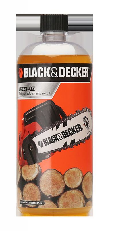 Black + Decker Kettensägen-Öl 1 Liter - A6023-QZ von Black & Decker