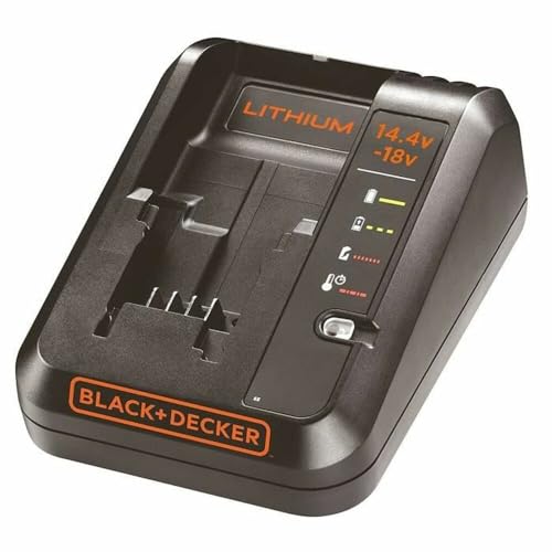 Black+Decker Multivolt-Schnell-Ladegerät für Li-Ion Akku einsetzbar, 14,4 V und 18 V, 1 Ah, BDC1A von Black+Decker