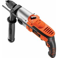 Black and Decker - Schlagbohrer mit 850 w, 62 Nm, 2 Gänge, 13 mm Bohrfutter, selbstspannend, mit Koffer - KR8542K-QS von Black & Decker