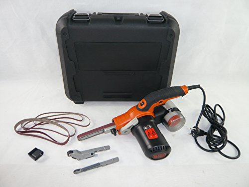 Black & Decker KA902EK Powerfile Bandschleifmaschine,12 Zubehörteile von BLACK+DECKER