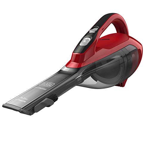 BLACK+DECKER Akkusauger Dustbuster DVA315J, Kirsche,Rot, 10.8 V von Black+Decker