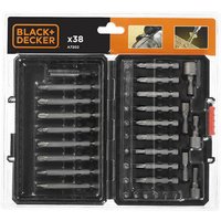 Black und decker Bitsatz mit Adapter-Steckschlüsseln - 38-teilig - A7202-XJ - Noir von Black & Decker