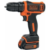 Schrauber 10.8V Lith 2 batt 1.5Ah Koffer black+decker BDCDD12K1B-QW von Black & Decker