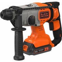 Sds+ 1,2J Akku-Bohrhammer 18V mit 1 x 2Ah Akku black+decker BCD900D1S-QW von Black & Decker