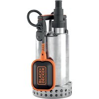 Black+decker BXUP750XCE Tauchpumpe für Klarwasser (750 w, max. Förderleistung 11.000 l/h, max. Förderhöhe 8,5 m) von Black & Decker