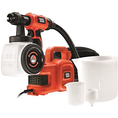 Turbina de suelo 450W. Ajuste flujo. Selección forma spray. Depósito llenado lateral. Manguera 6,1 metros von Black+Decker