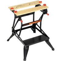 WM536-XJ Klappbarer Großformat-Schraubstock - Arbeitstisch: 610 x 384 mm - 2 Höhen - Maximale Tragfähigkeit: 250 kg von Black & Decker