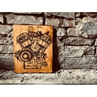 Große Größe Harley-Davidson Vrsc Motorrad Motor Home Decor Wanddekoration Garage Kunstwerk Große Größe Harley-Davidson Vrsc Motorrad Motor Home Decor Wanddekoration Garage Kunstwerk von BlackArielDesign