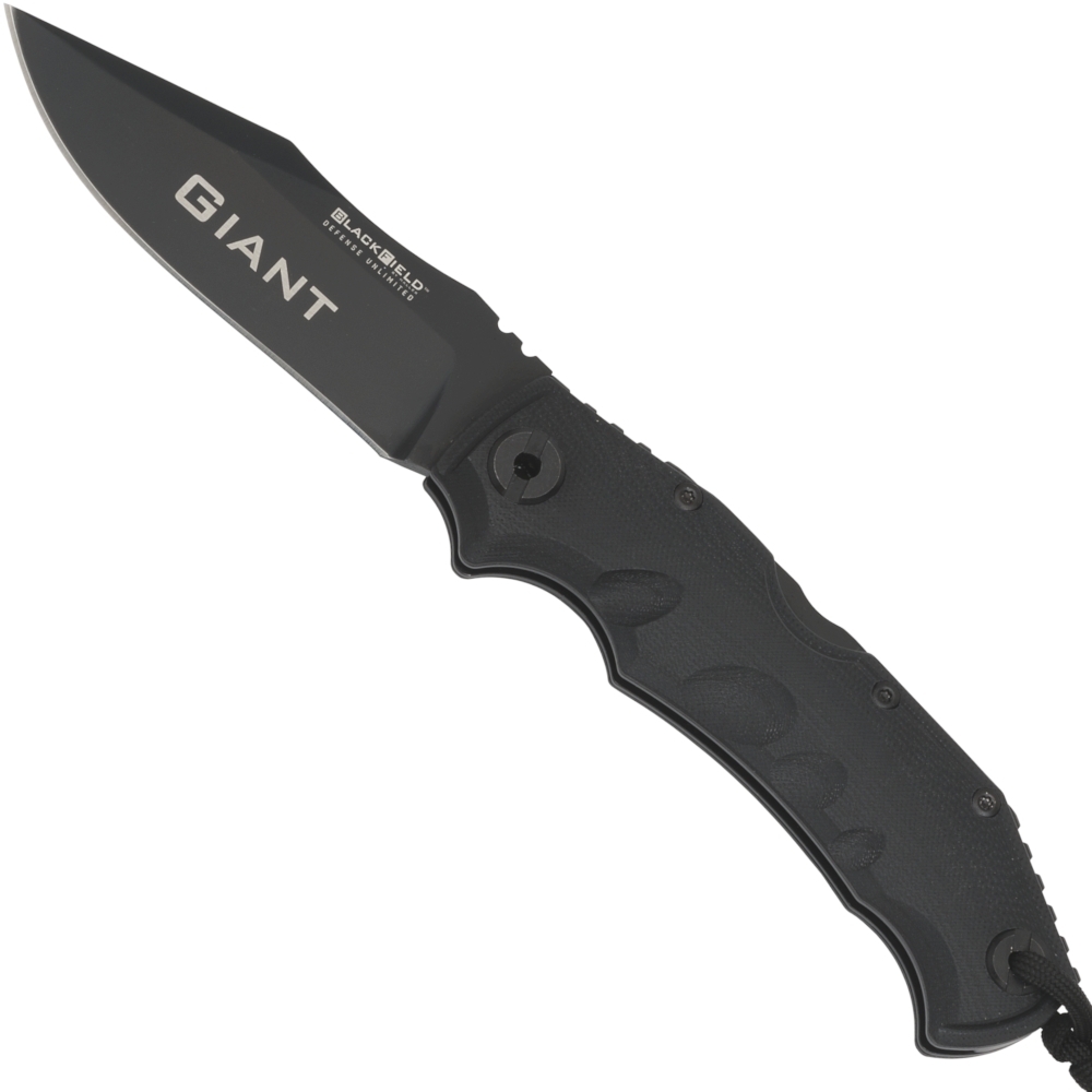 Taschenmesser GIANT großes schwarzes Messer von BlackField