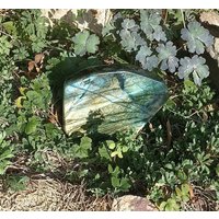 Labradorit , Große Stehende Skulptur, Rundum Poliert, 2144 Gramm von BlackForestRockShop