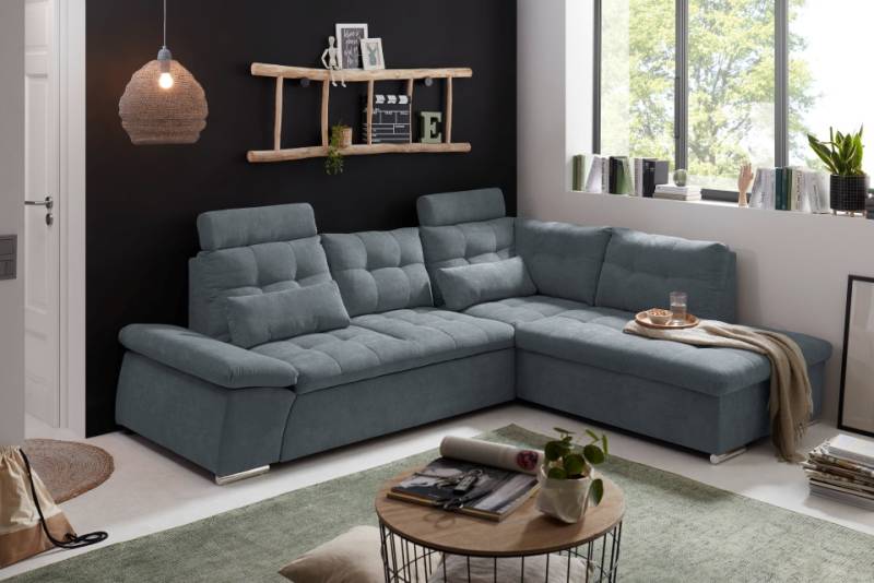 Entdecken Sie zeitlose Eleganz: Das Nalo Schlafsofa von ED Exciting Design mit verstellbaren Armlehnen und Bettkasten von BlackRedWhite