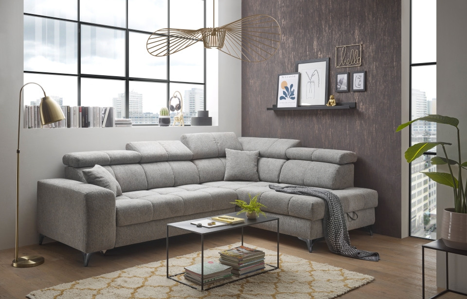 Exklusives ED Exciting Design Sofa Sydney ? Luxus-Mikrofaser, Elektronischer Sitzvorschub, Bettkasten, Verstellbare Kopflehnen ? In 6 Farben erh?ltlich von BlackRedWhite