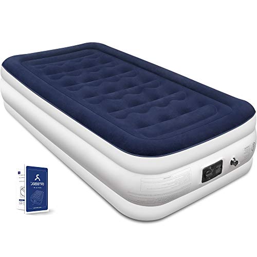 Blackace arteesol Luftmatratze Selbstaufblasend - Airbed Luftmatratze 1 Person Gästebett Einzel Luftbett One Person mit Eingebauter Elektrischer Pumpe bis 250kg von Blackace arteesol