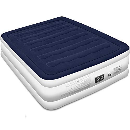 Blackace arteesol Luftmatratze Selbstaufblasend - Luftmatratze 2 Person Gästebett Doppel Aufblasbare Doppelmatratze mit Eingebauter Elektrischer Pumpe bis 250kg von Blackace arteesol