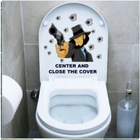 Aufkleber Abdeckung Wasser Gijen Lupen Tablette Wc Druck Pvc Rabatt Toilette Sanitary Abgeschnitten 1 Stück von Blackbitstore