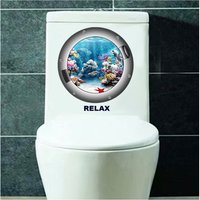 Aufkleber Abdeckung Wasser Oblo Meer Tablette Wc Druck Pvc Rabatt Oblo Entspannen Sanitary Abgeschnitten 1 Stück von Blackbitstore