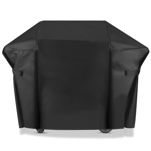 147,3 cm Grillabdeckung für Weber Genesis II, Genesis II LX 300 Serie und Genesis 300 Series Gasgrills, strapazierfähig, wasserdicht, UV- und lichtbeständige Abdeckung, ersetzt Weber 7130, von Blackhoso