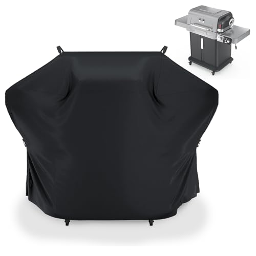 Grillabdeckung für Ninja FlexFlame PG300 Series Grill, für Ninja PG301 Propan-Grillplatte, robustes PU-Material wasserdicht, UV-Widerstand, Grillabdeckung, Klettklammern, Griffe Grillabdeckung für Ninja FlexFlame PG300 Series Grill, für Ninja PG301 Propan-Grillplatte, robustes PU-Material wasserdicht, UV-Widerstand, Grillabdeckung, Klettklammern, Griffe von Blackhoso