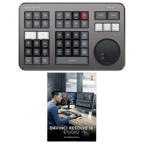 Blackmagic Design Davinci Resolve Speed Editor Bundle mit Davinci Resolve 17 Studio (Aktivierungskarte) von Blackmagic Design