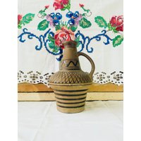 Altes Tongefäß Ukraine Keramik Vase Rustikales Bauernhaus Dekor von BlackpearltreasureIT